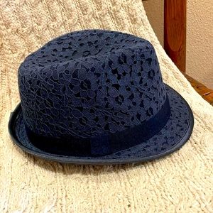 NWT Cappelli Navy Fedora